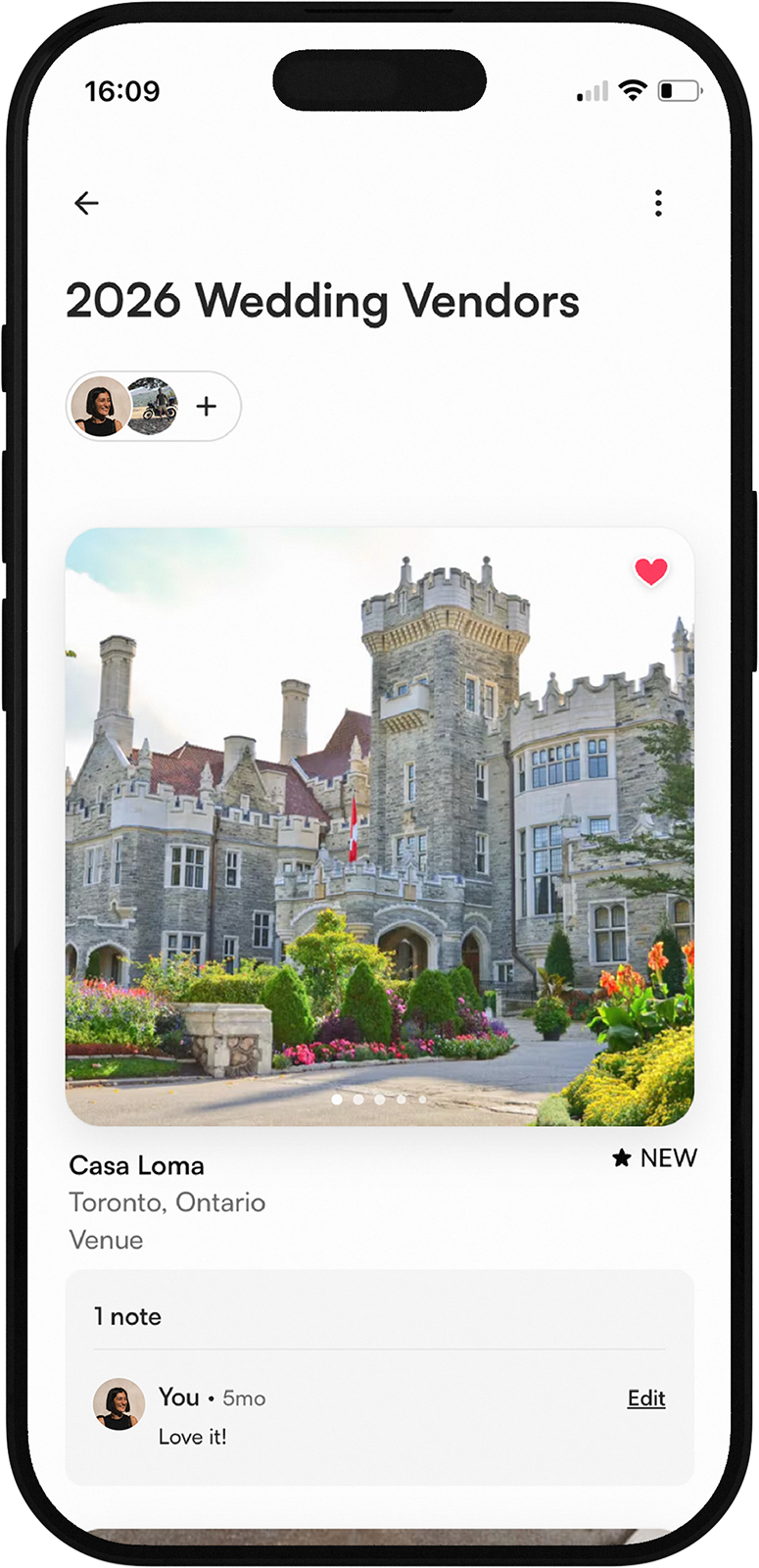 Favorites Lists – Collaborate with Others