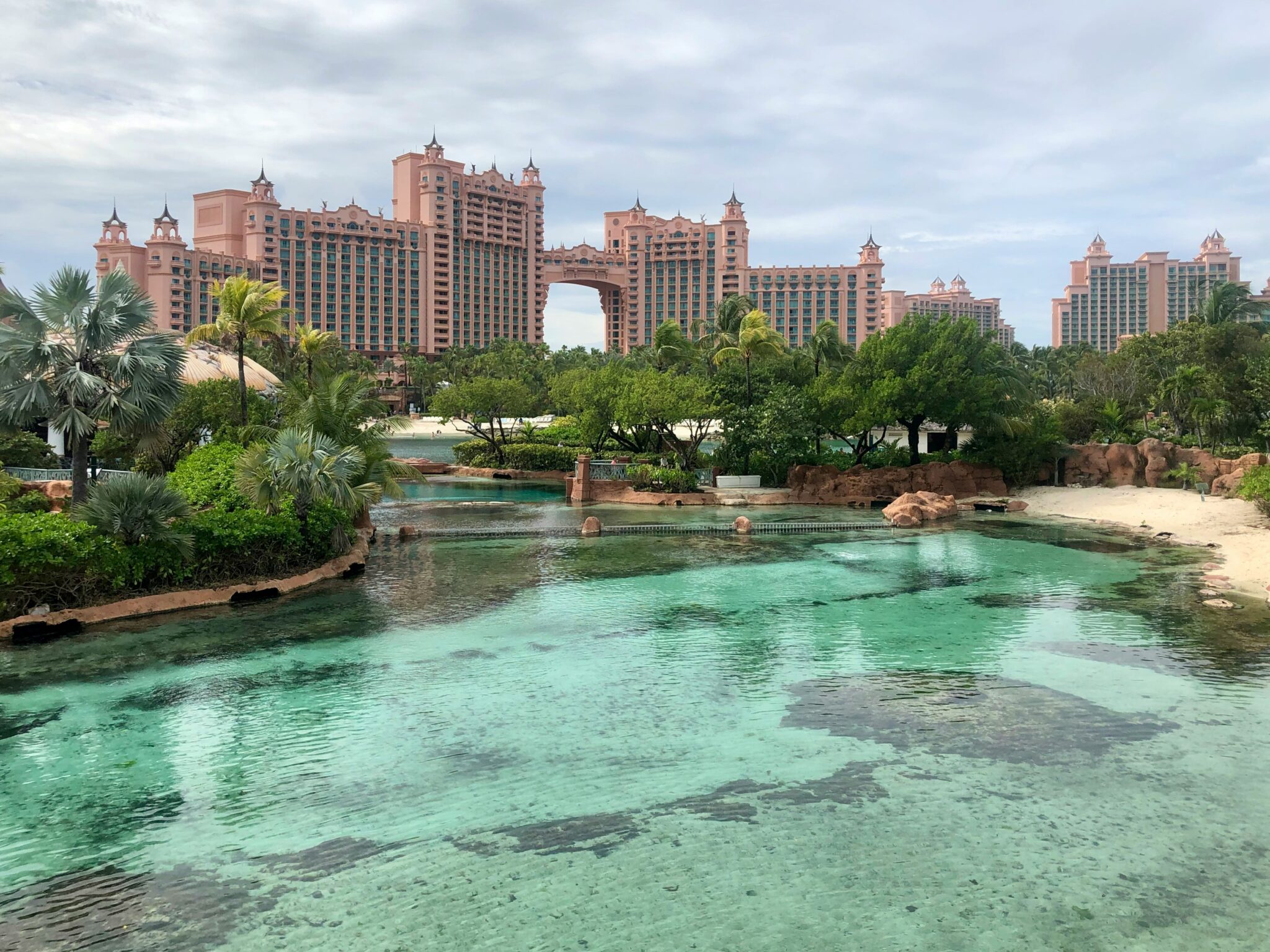 View of Nassau in the Bahamas.