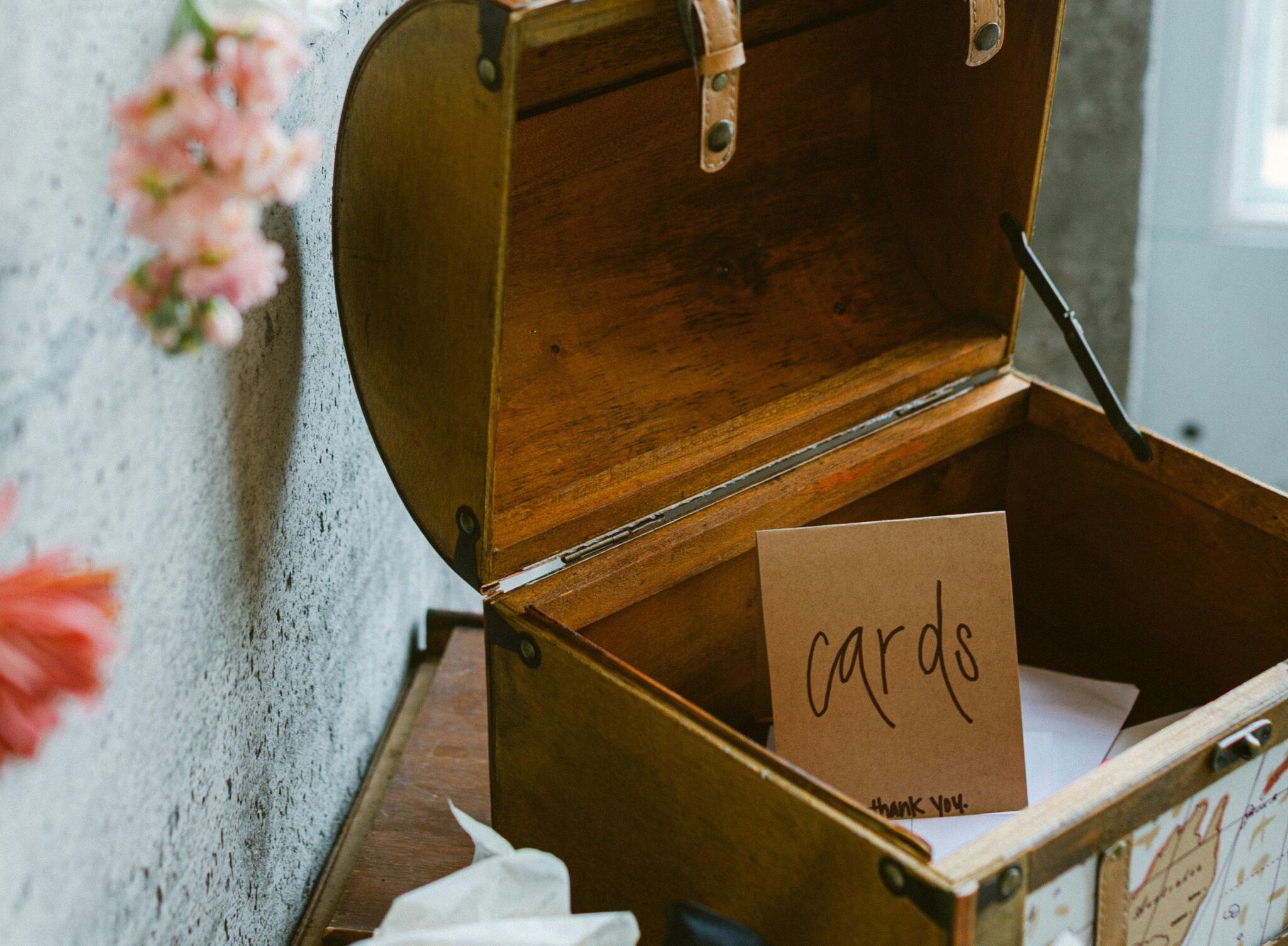 A chest for cards