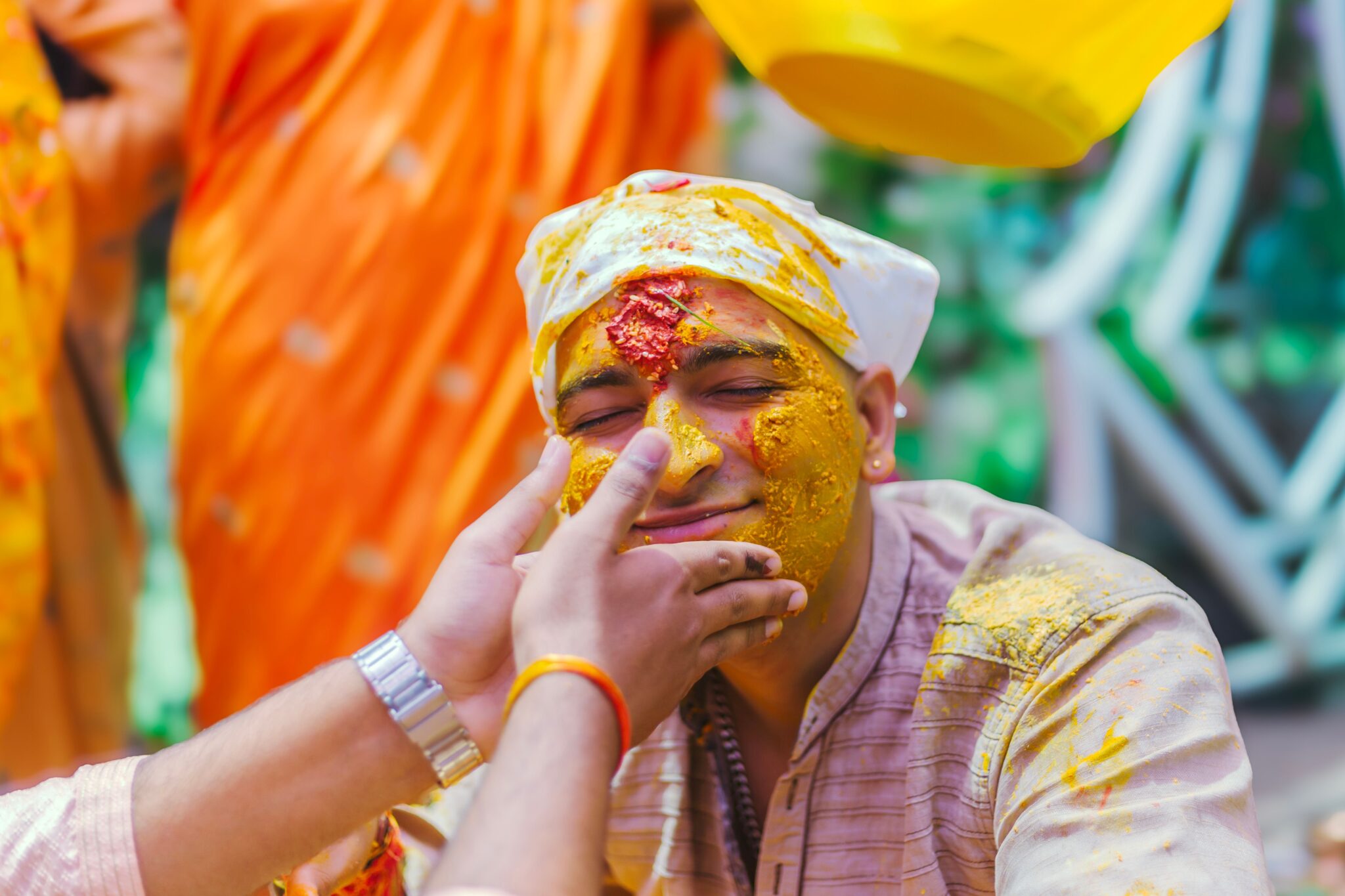 A groom during Hadi ceremony